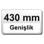 430 mm Genişlik